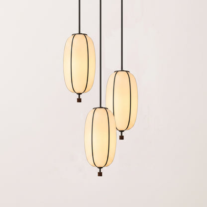Rib Pendant Capsule 3 Cluster