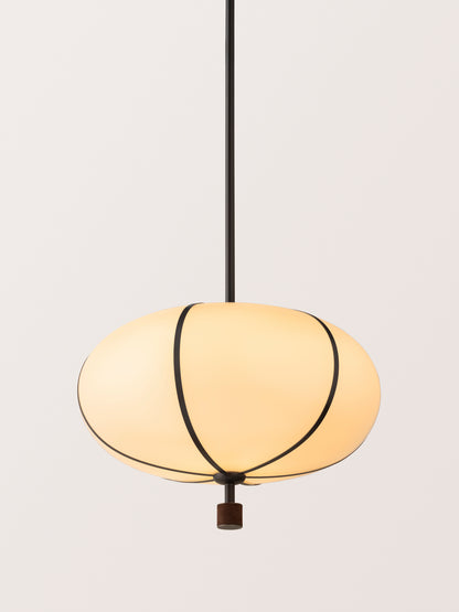 Rib Pendant Large Ellipse