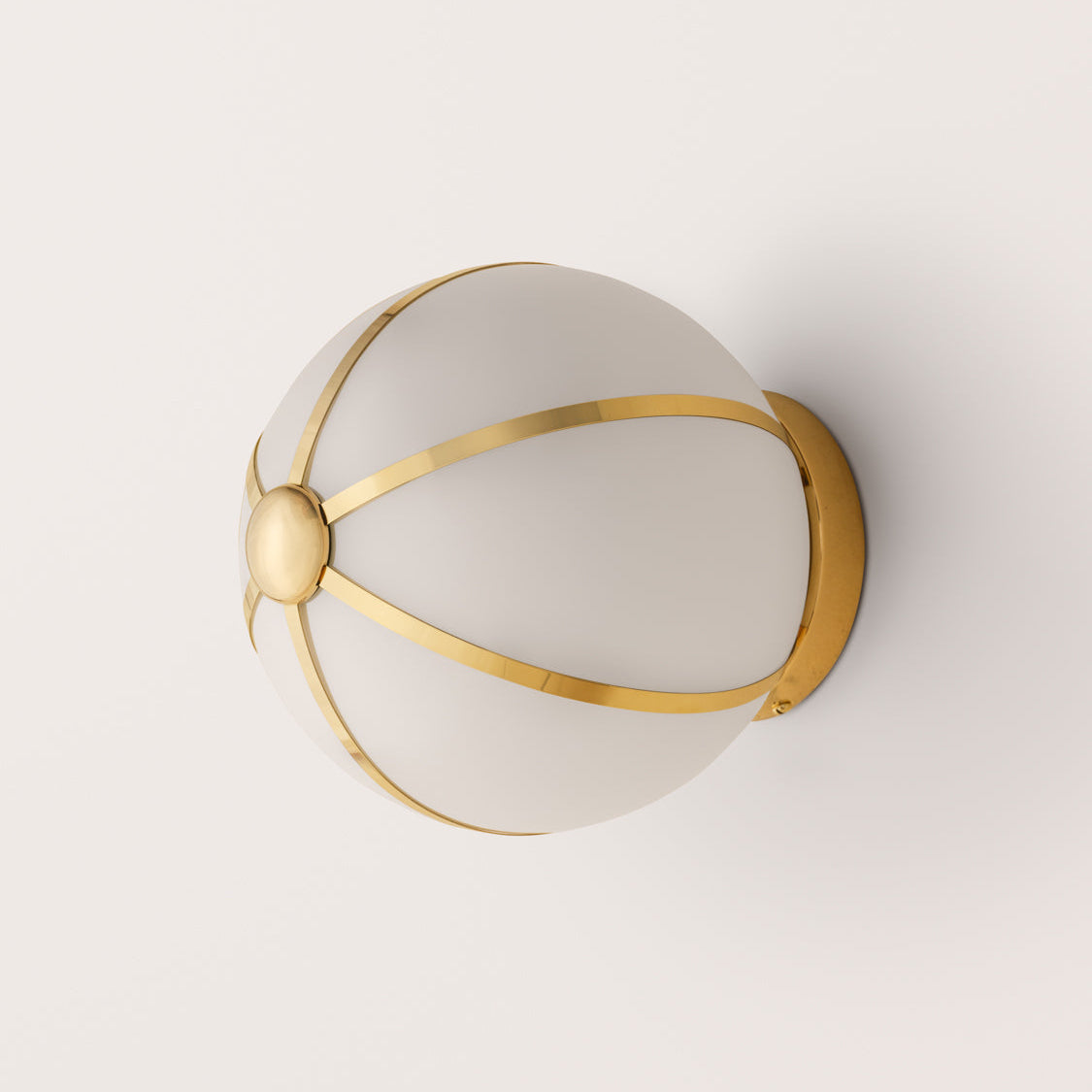Rib Sconce Small Sphere