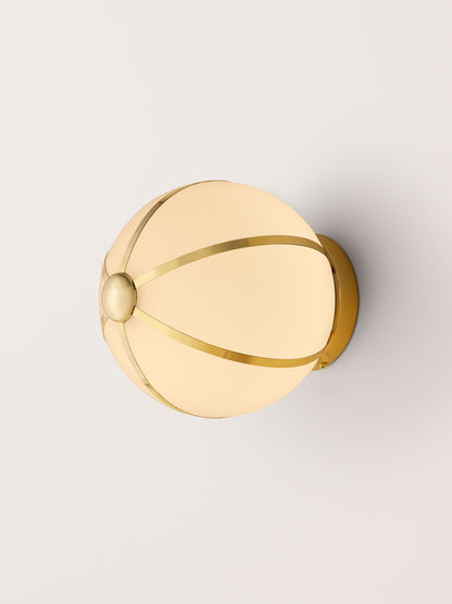 Rib Sconce Small Sphere