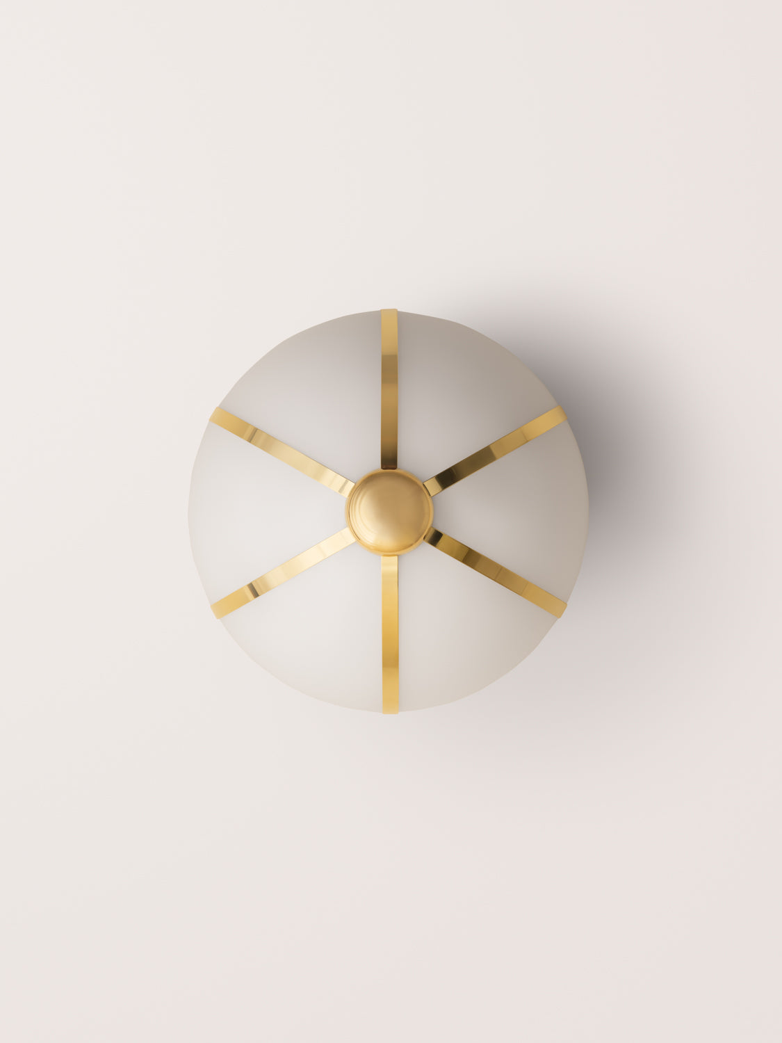 Rib Sconce Small Sphere