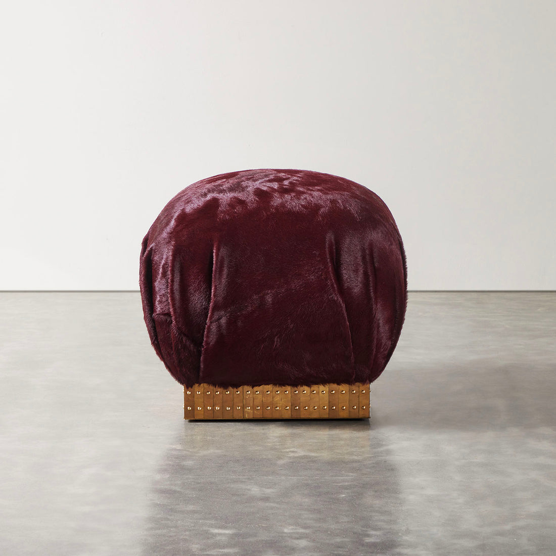 Sprung Pouffe – Rivet by COUP STUDIO x Damian Jones