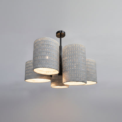 Lopez Chandelier (x5) 31x42x34 WW/BLK