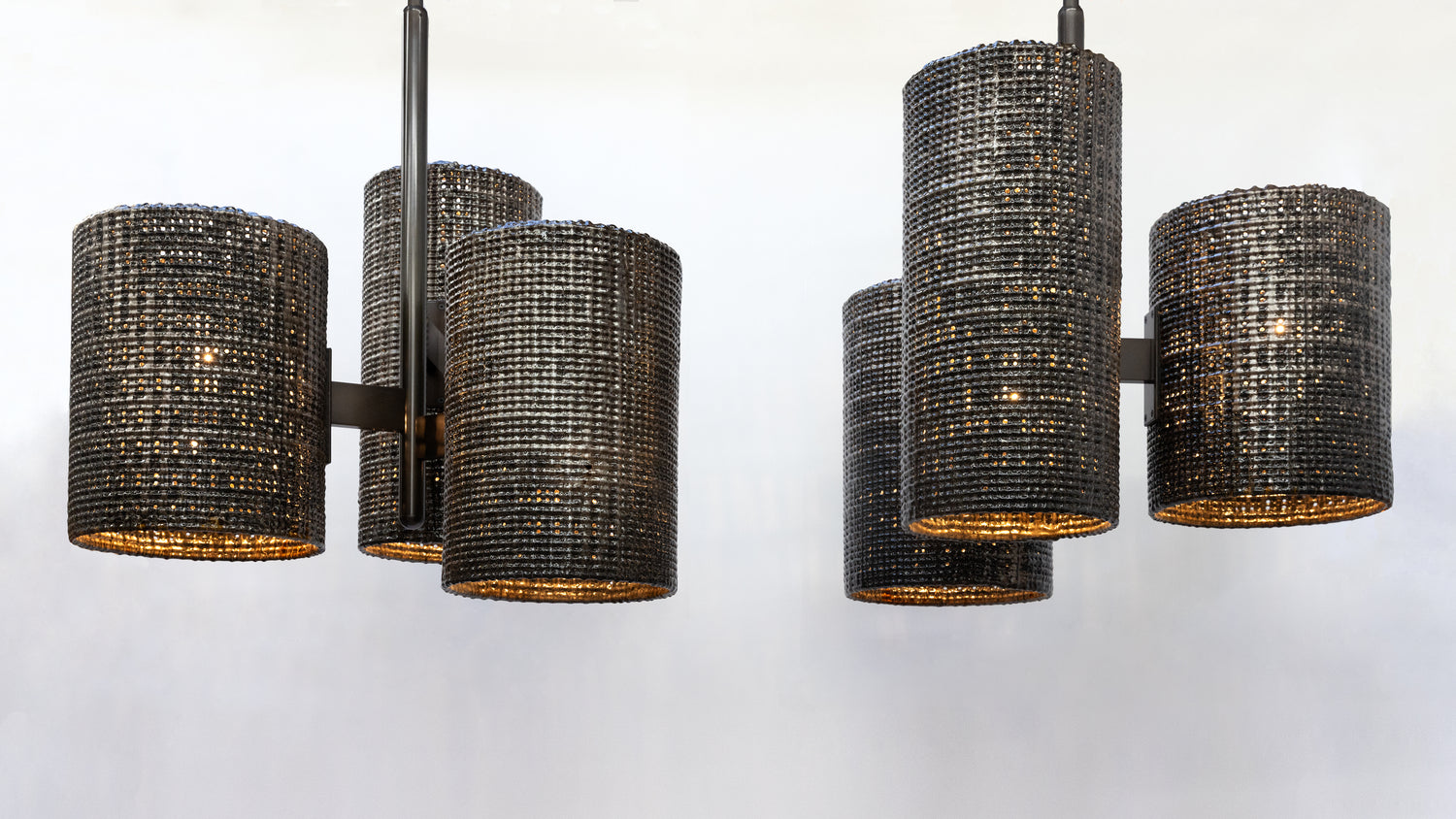 Lopez Chandelier (x3) Pair 32×34 MC/DB