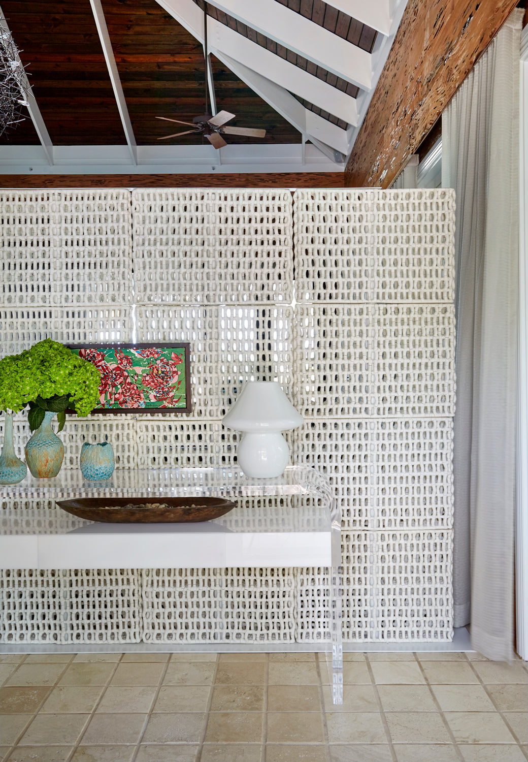 Rhombus Room Divider Screen