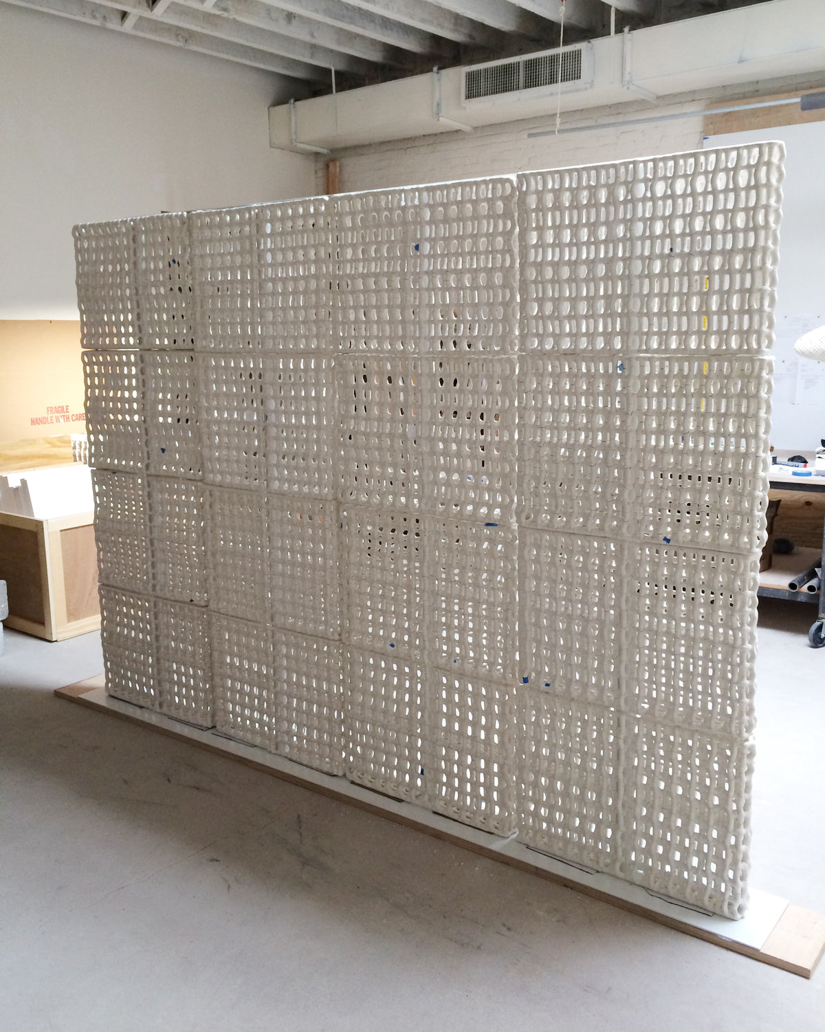 Rhombus Room Divider Screen