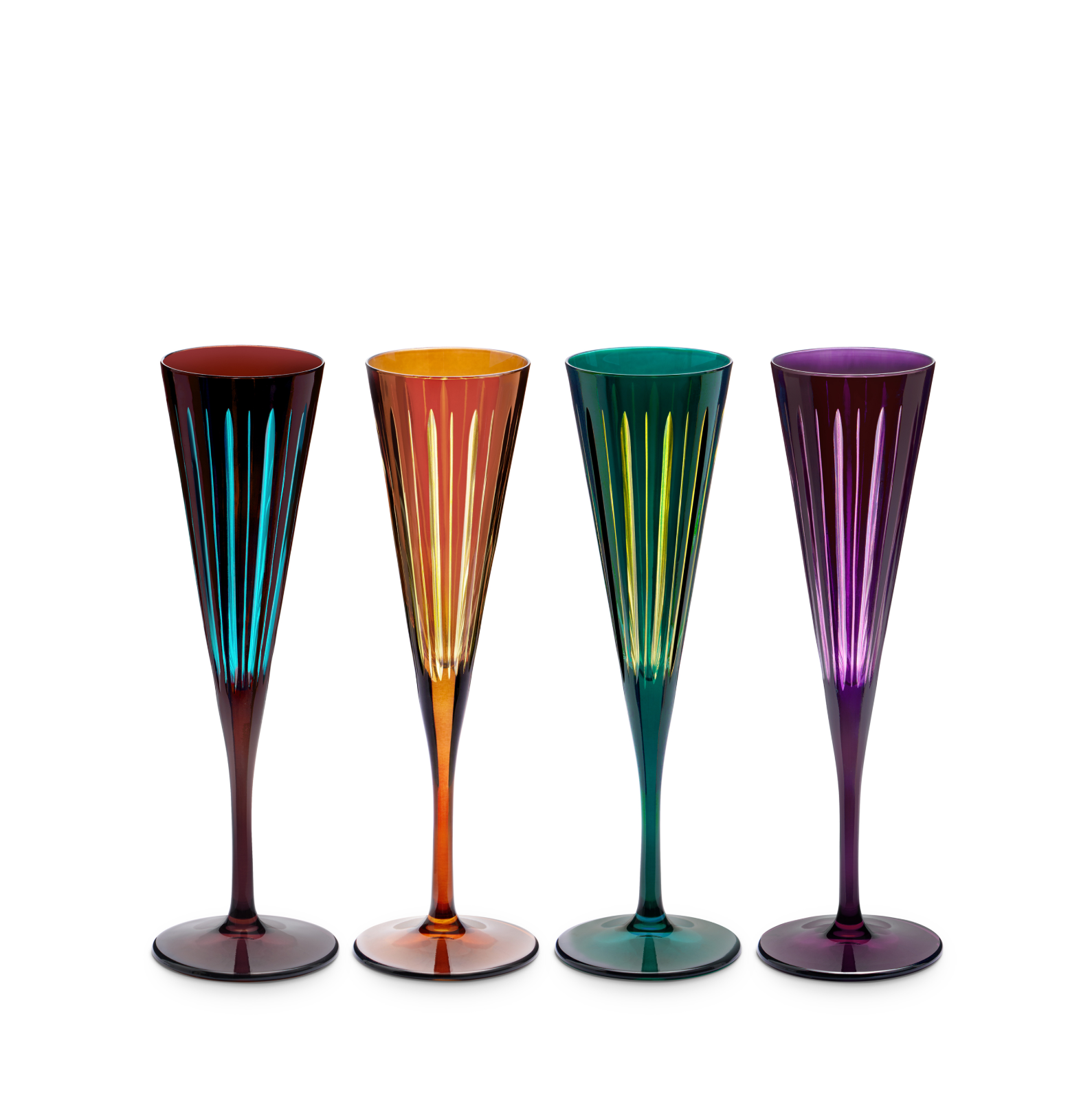 Prism Champagne Glasses