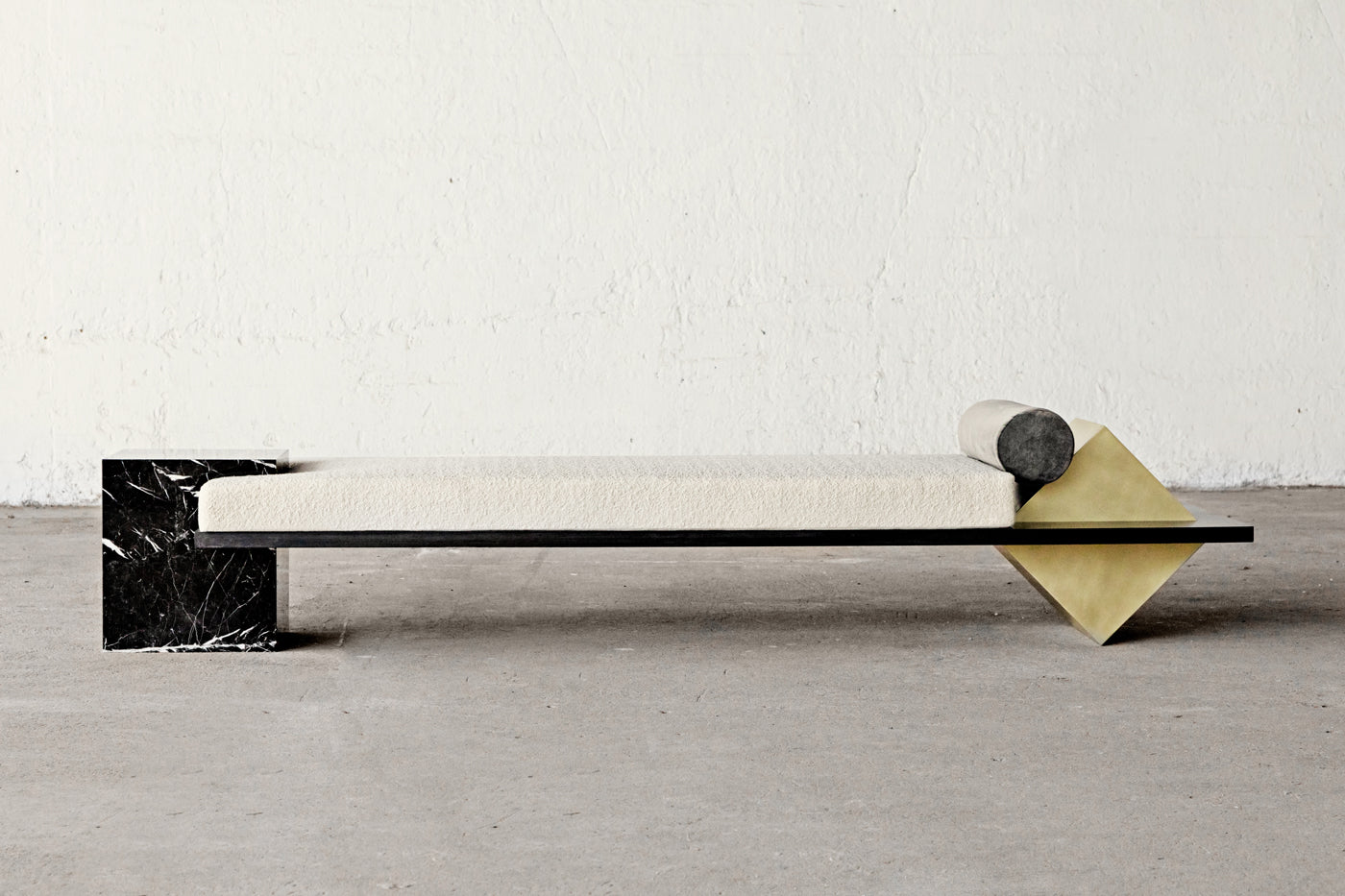 Coexist Daybed Polished Black Steel