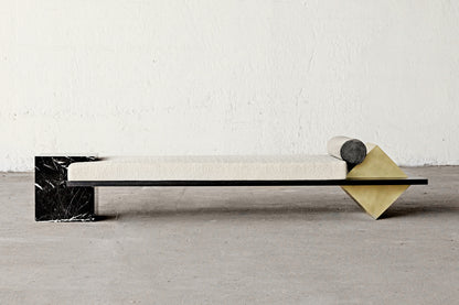 Coexist Daybed Polished Black Steel