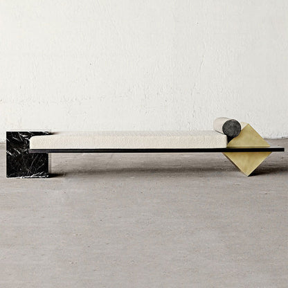 Coexist Daybed Polished Black Steel