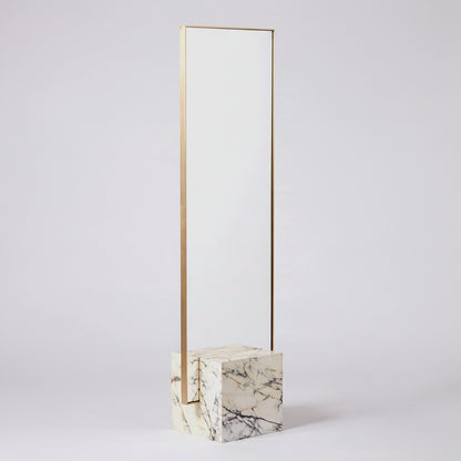 Coexist Mirror Stone, Brass