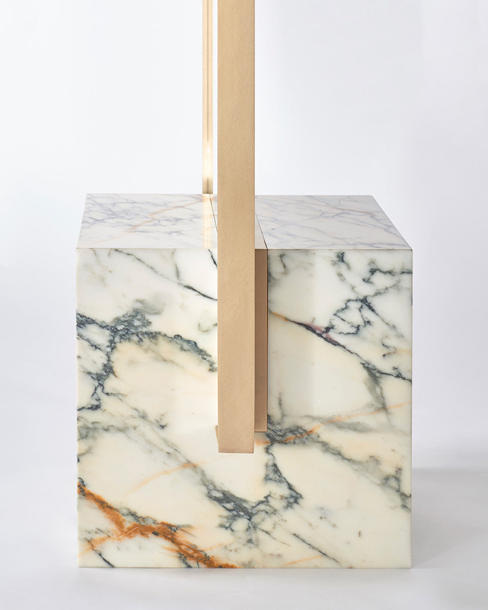 Coexist Mirror Stone, Brass