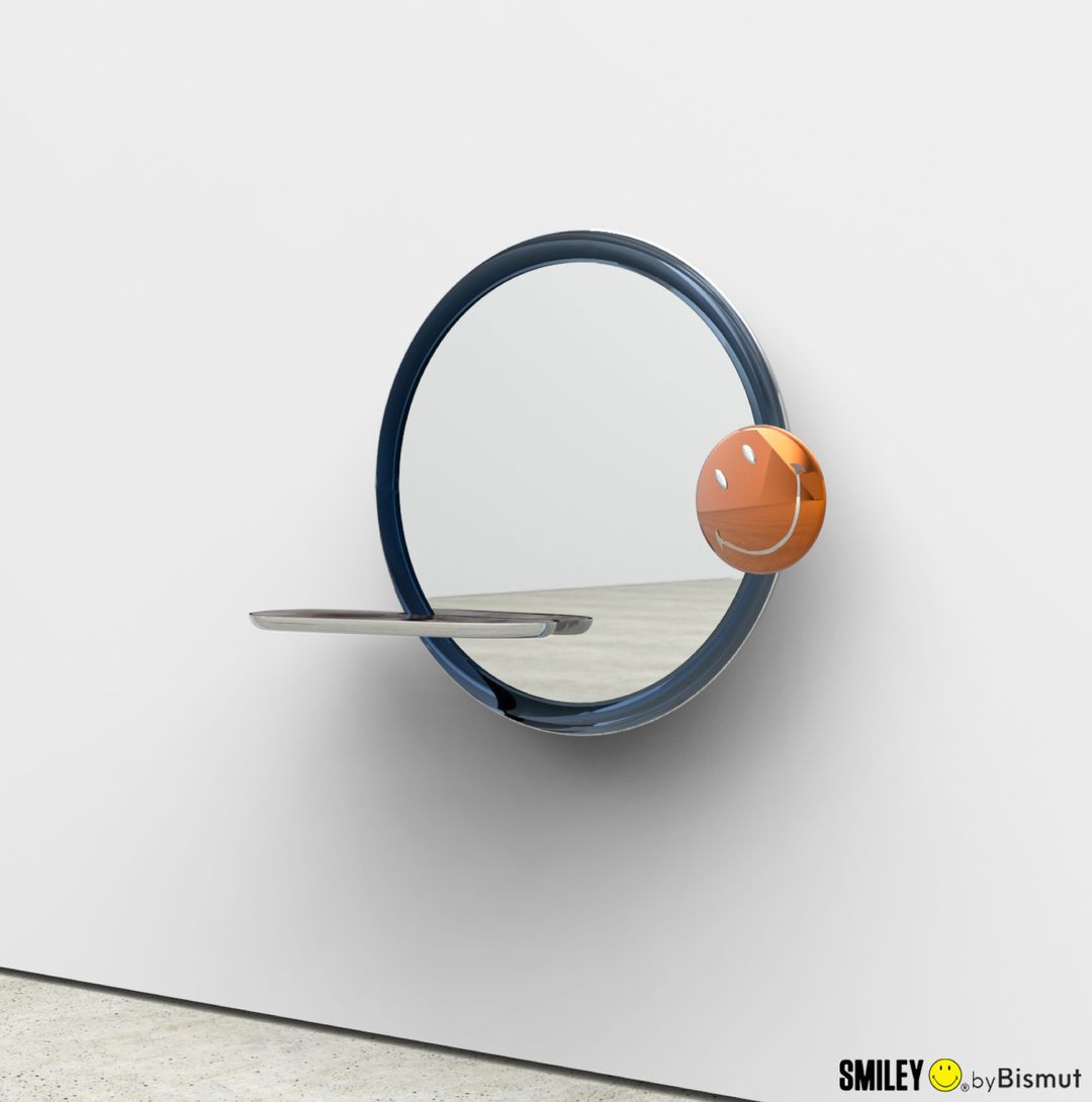 Smiley Bubbles Console Mirror