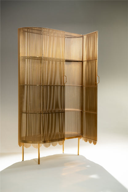 Strings Cabinet Gold