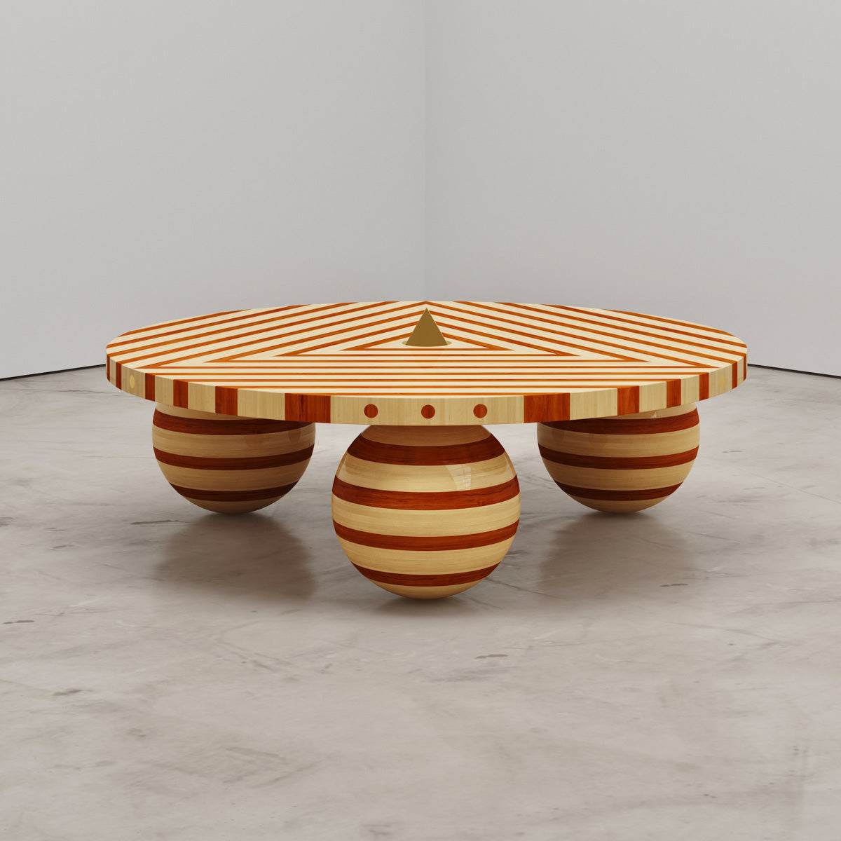 Striped Coffee Table