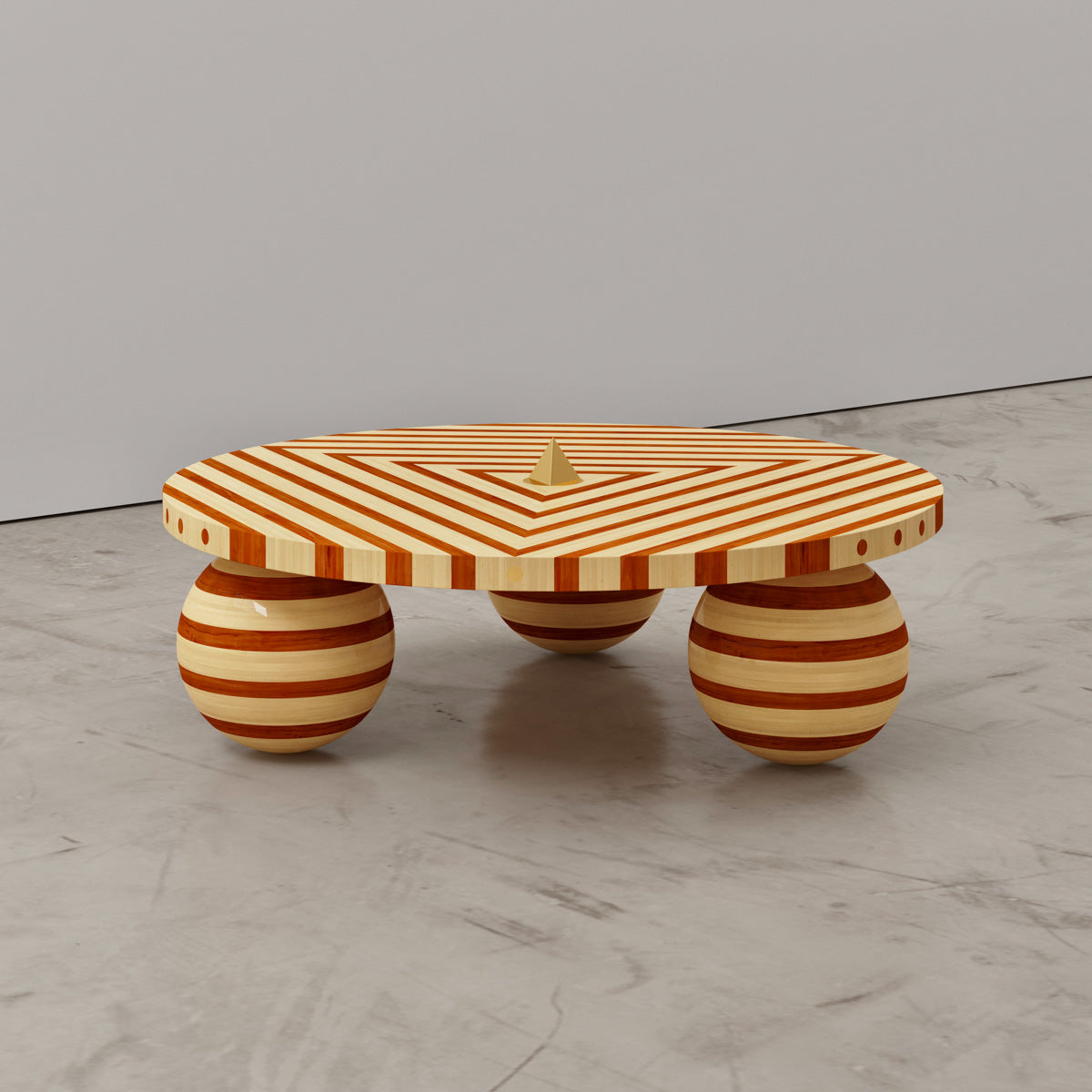 Striped Coffee Table