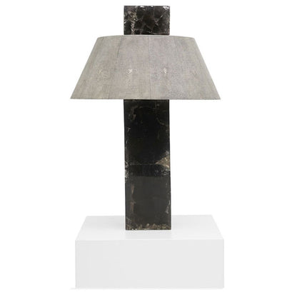 Shagreen On The Rock Round Lamp