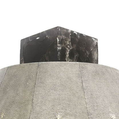 Shagreen On The Rock Round Lamp