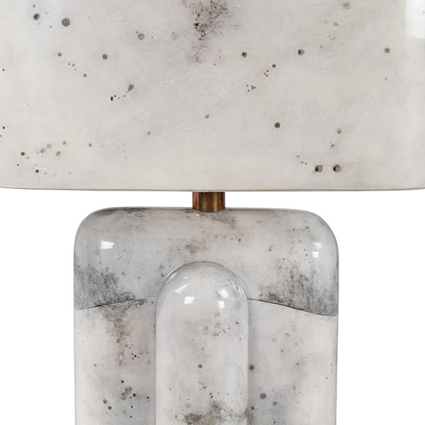 Kelly Table Lamp (Grey Parchment)