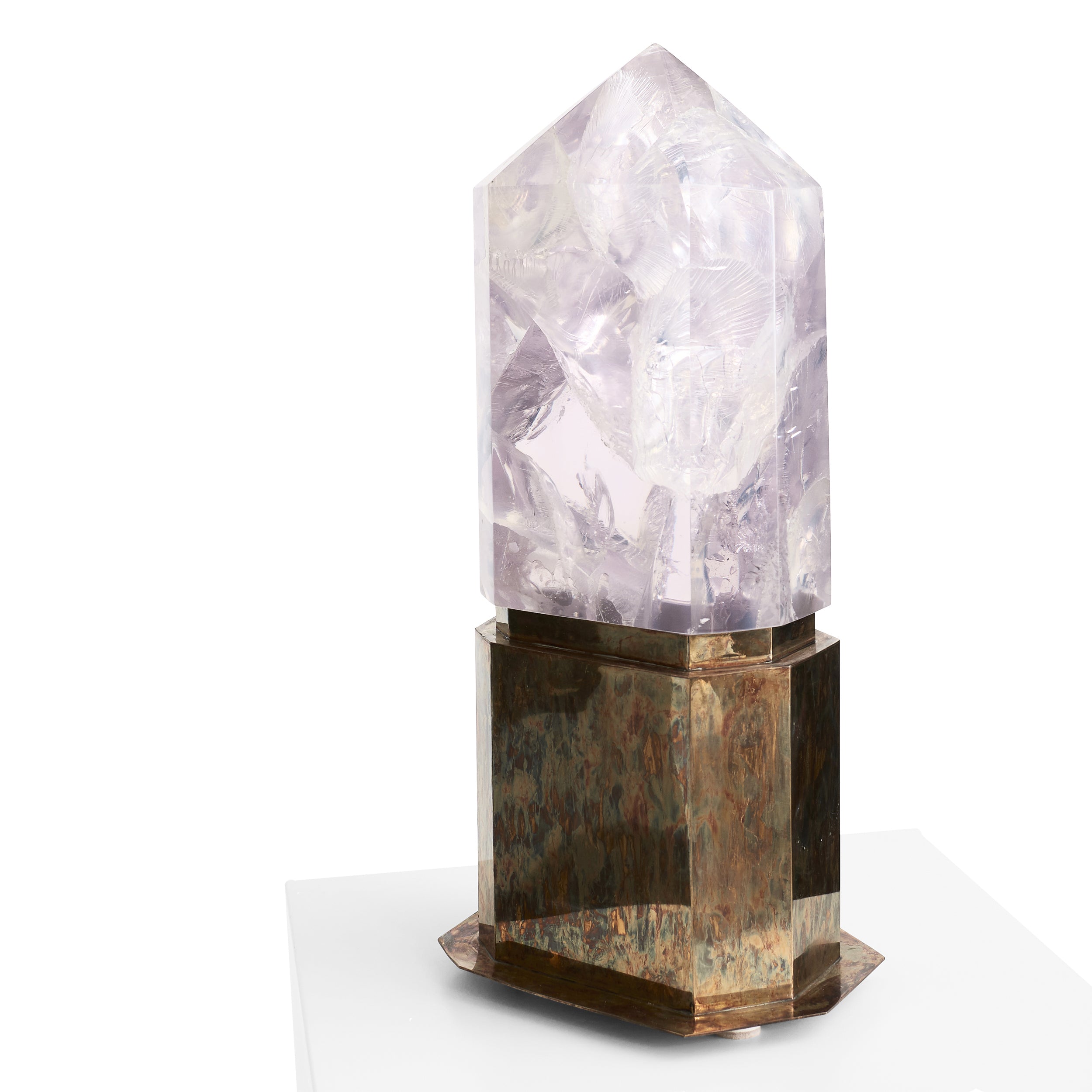 Mineral Obelisk Lamp