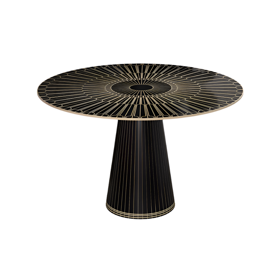 The Metropolis Revisited Nero Dining Table