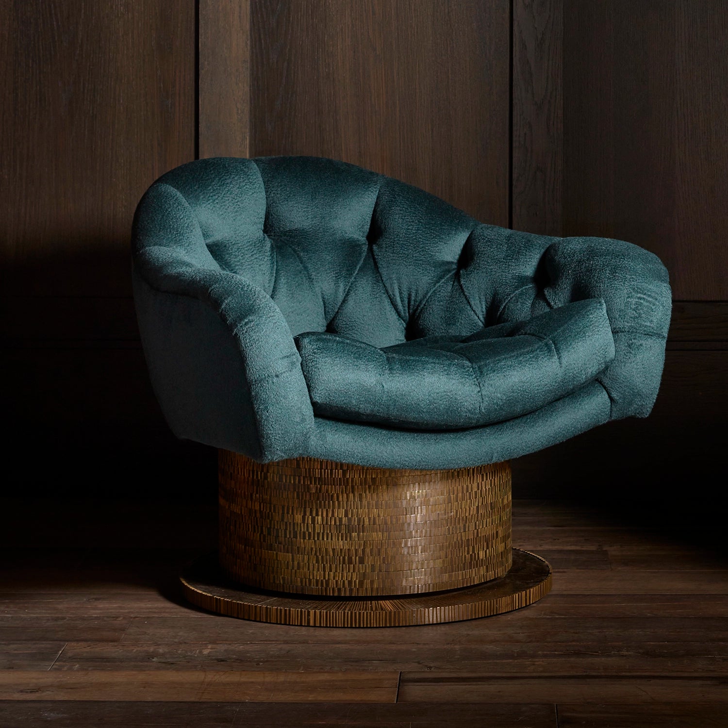 Turn Around Swivel Club Chair by COUP STUDIO x Damian Jones