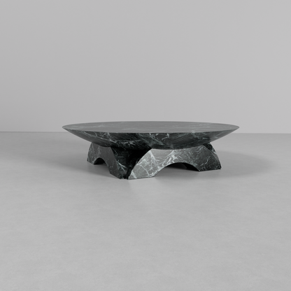 Dome Alpi Verde Marble Coffee Table
