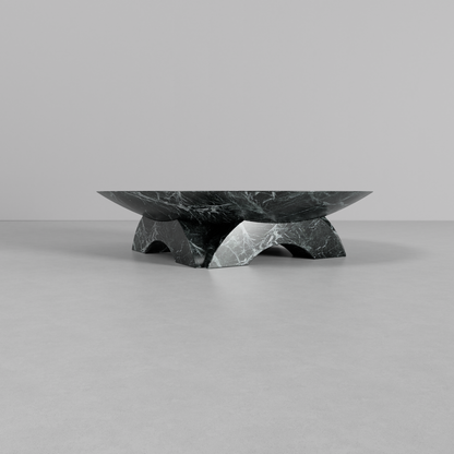Dome Alpi Verde Marble Coffee Table