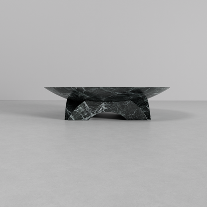 Dome Alpi Verde Marble Coffee Table