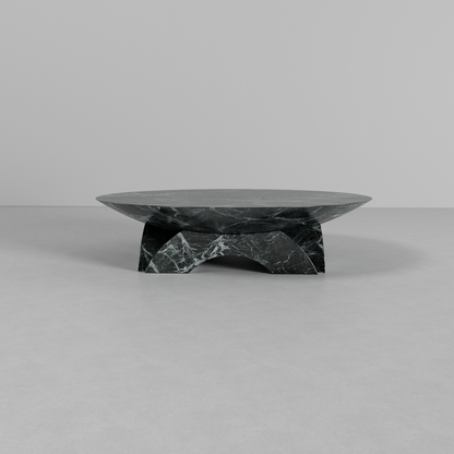 Dome Alpi Verde Marble Coffee Table