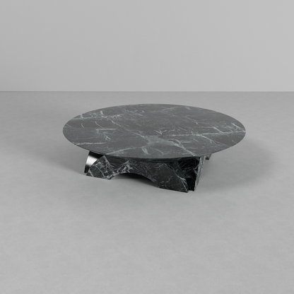 Dome Alpi Verde Marble Coffee Table