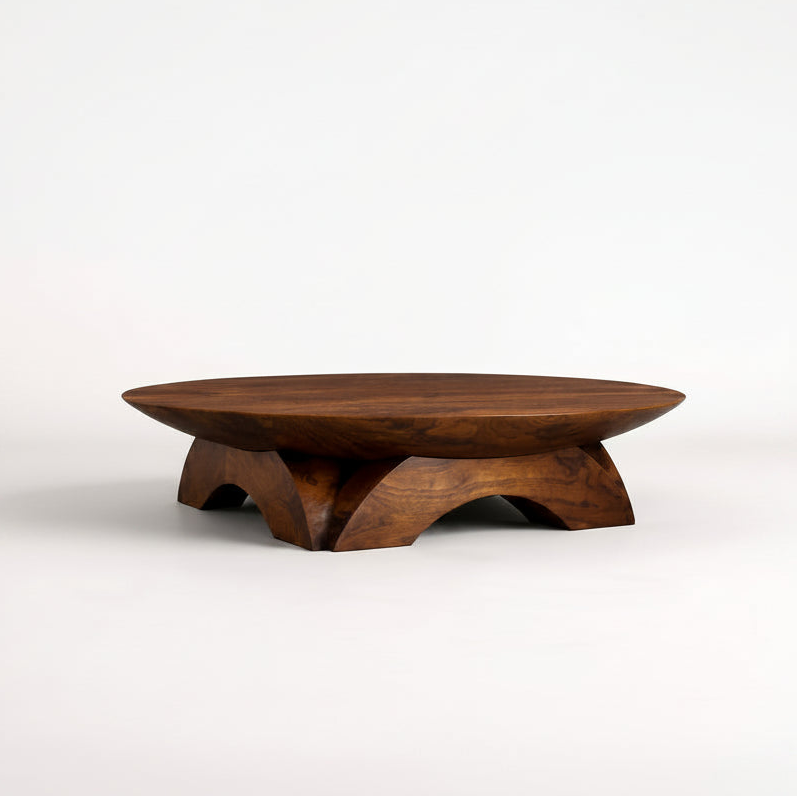 Dome Walnut Coffee Table