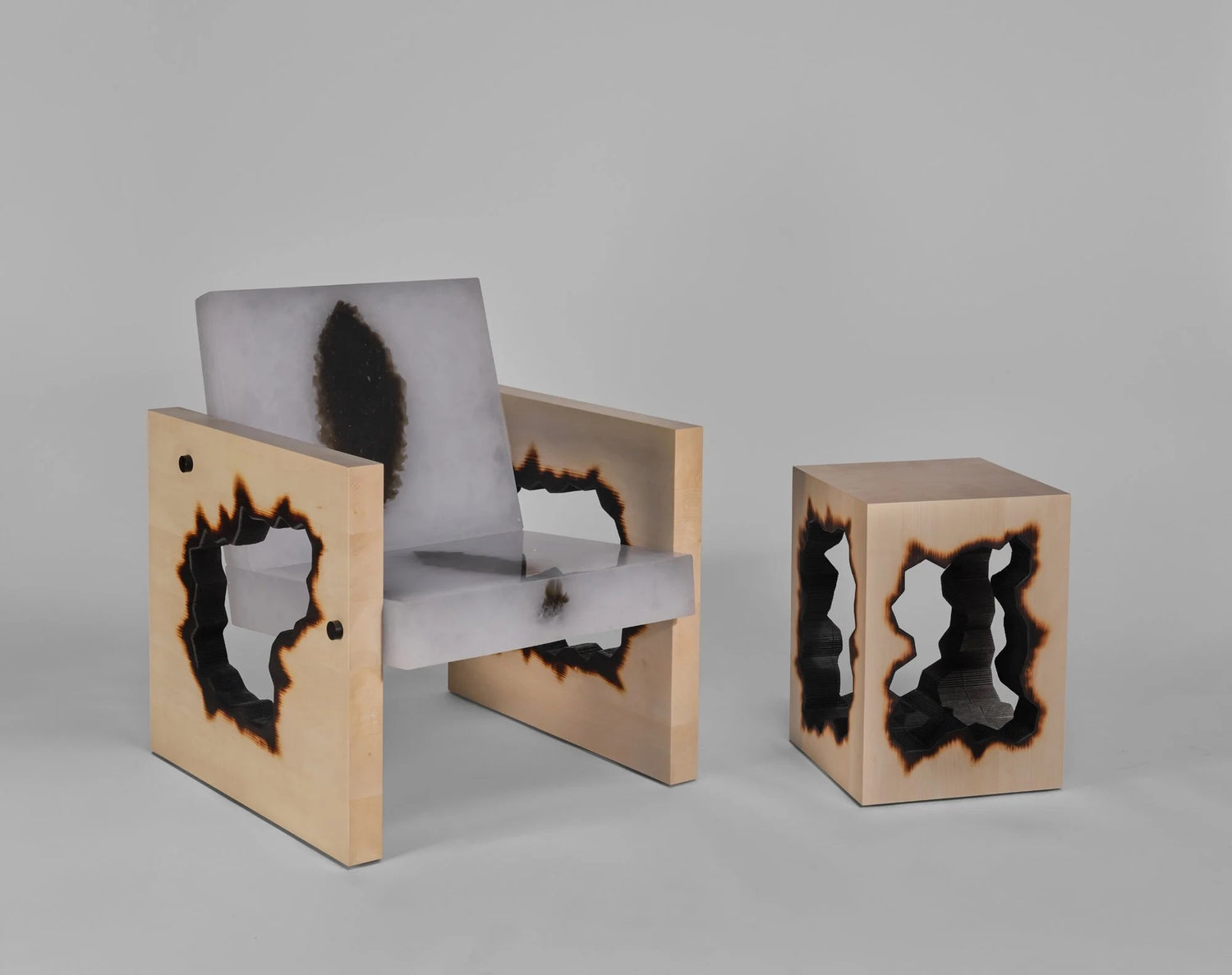 Burnout Side Table - Limited Edition of 6