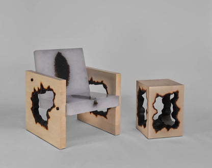 Burnout Side Table - Limited Edition of 6