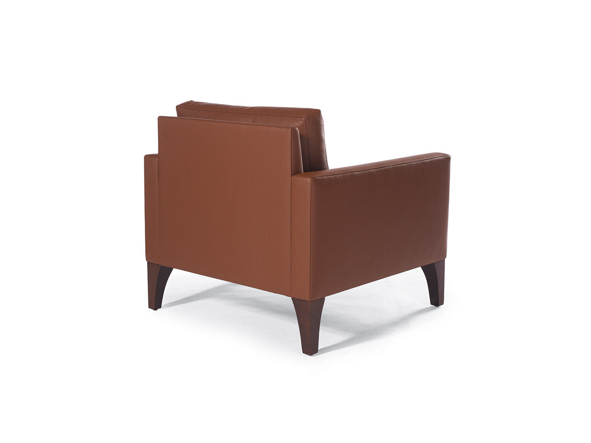 Madison Lounge Chair with Wood Leg