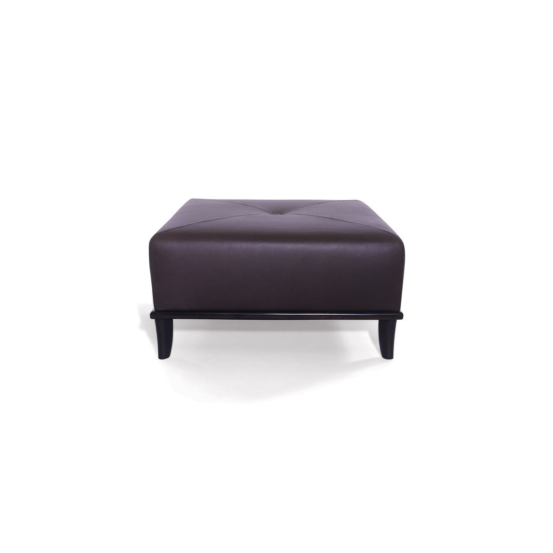 Ted Ottoman with Tight Upholstery