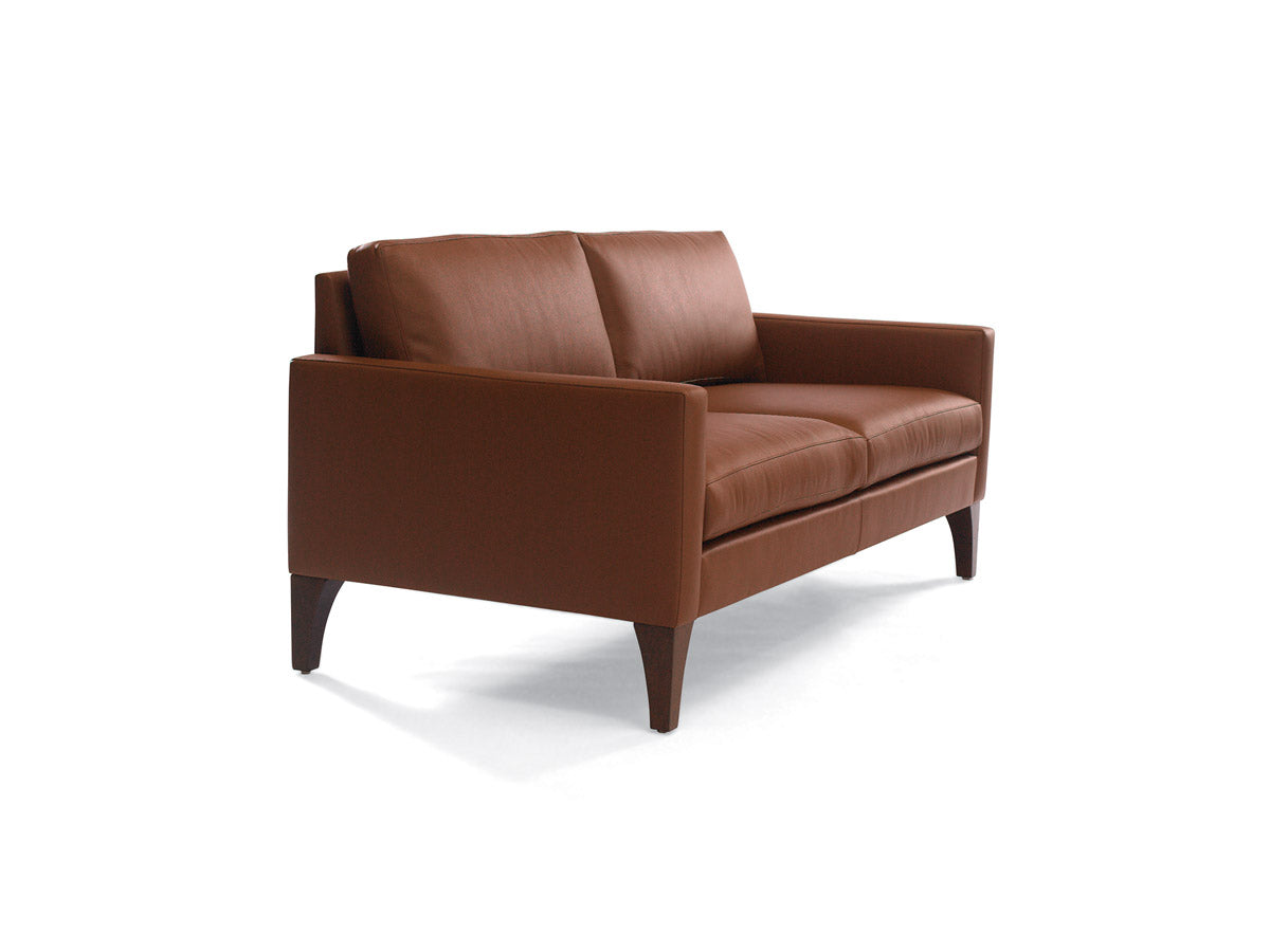 Madison Settee with Wood Leg