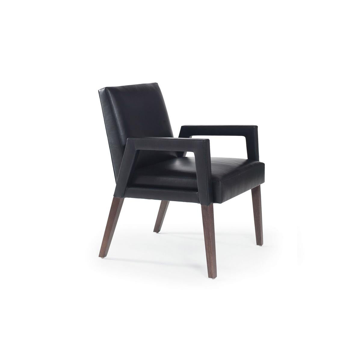 Reed Arm Chair with Upholstered Arm