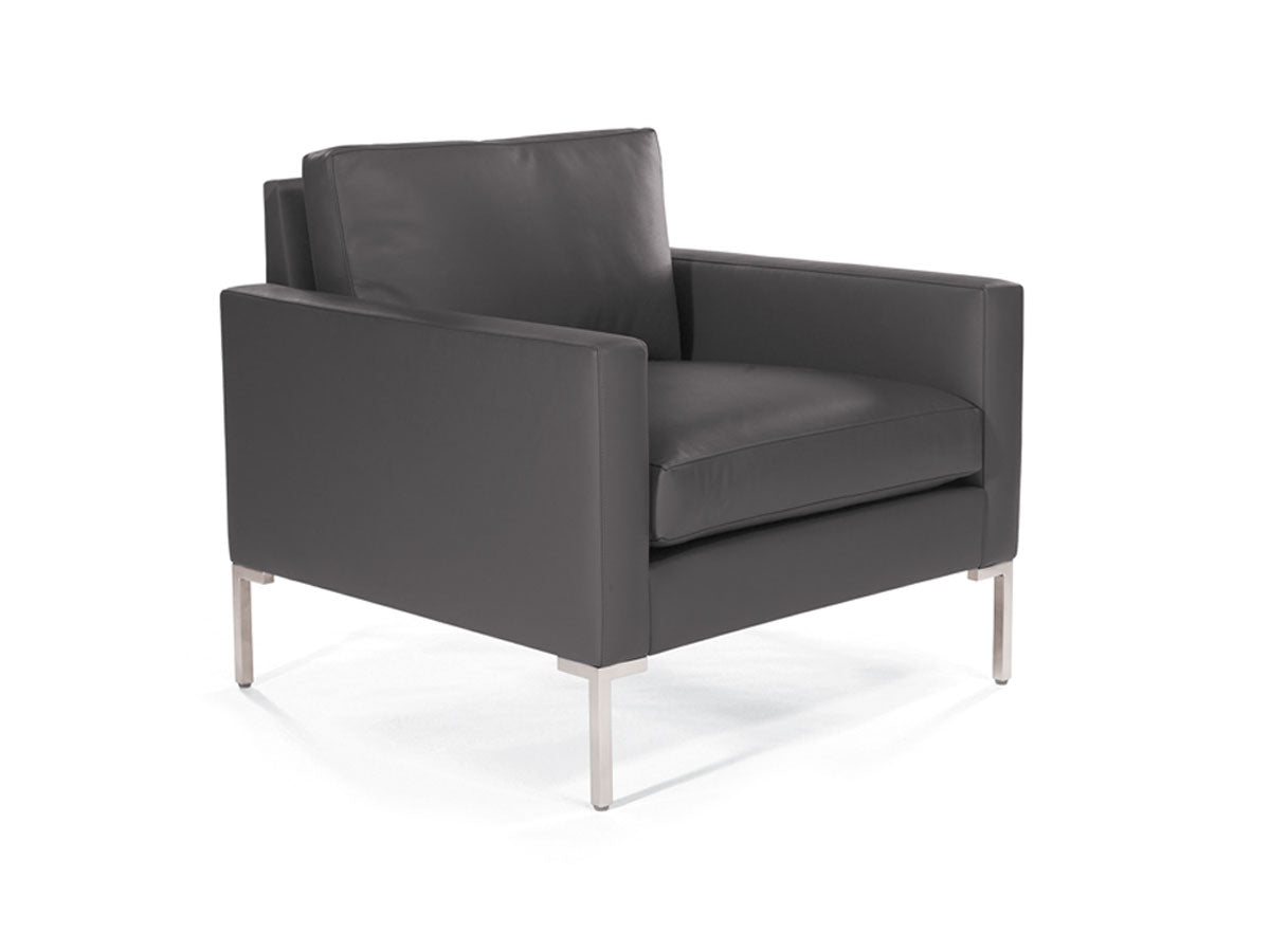 Madison Lounge Chair with Metal Leg