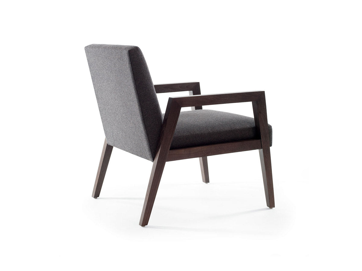 Reed Lounge Chair with Wood Arm