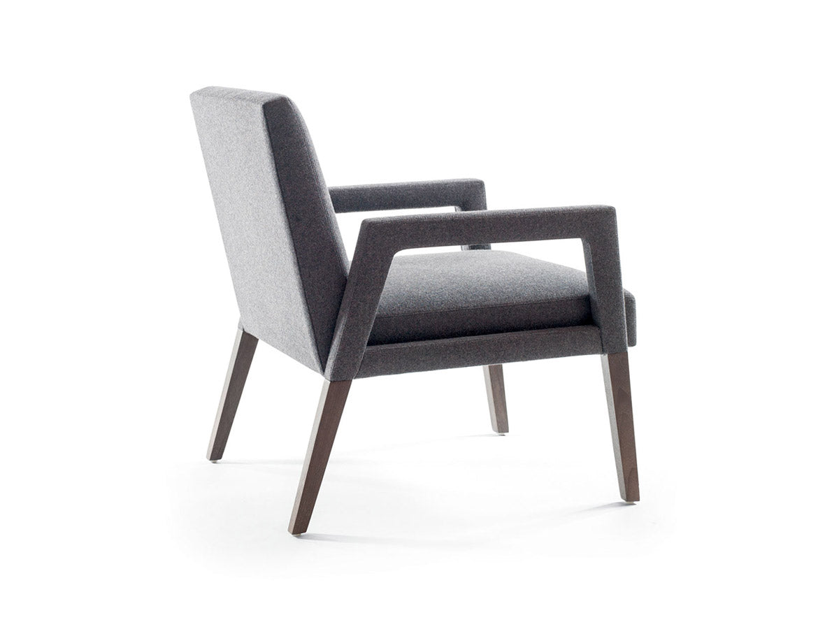 Reed Lounge Chair with Upholstery Arm