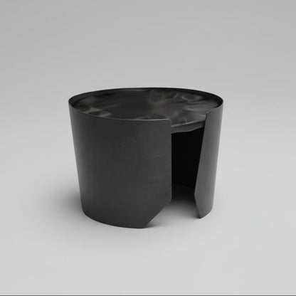 Drum Black Coffee Table
