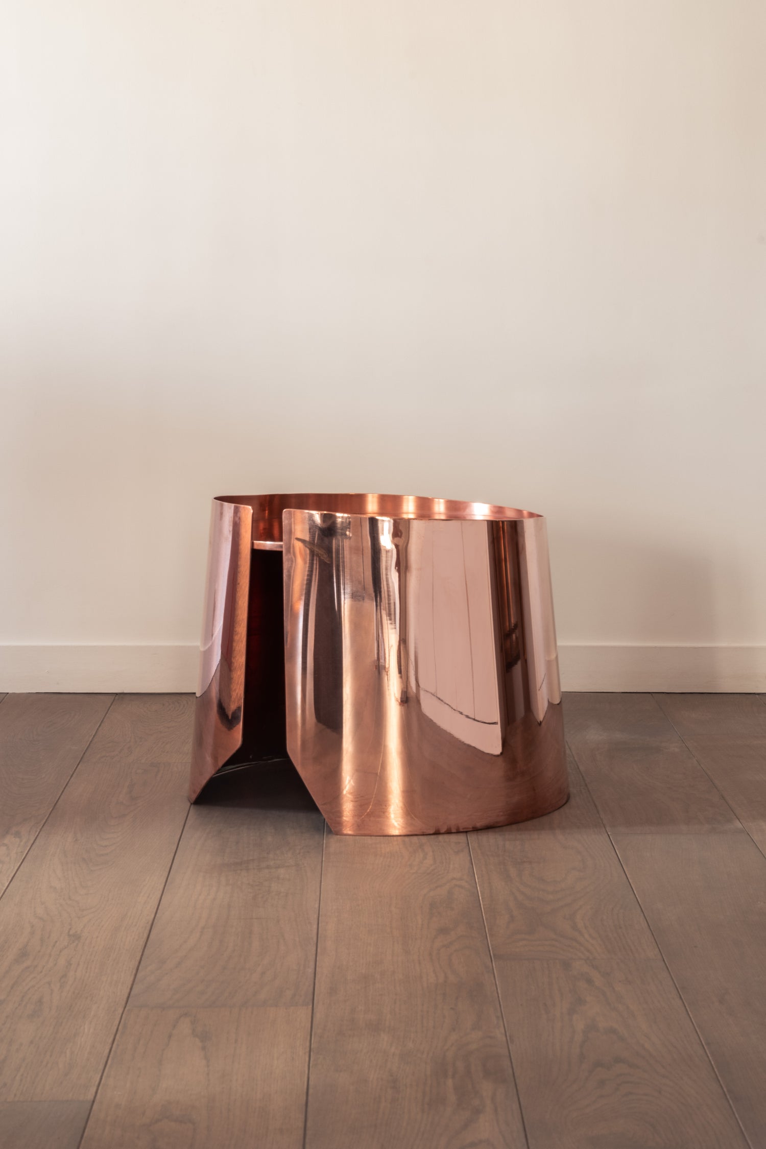 Drum Copper Coffee Table