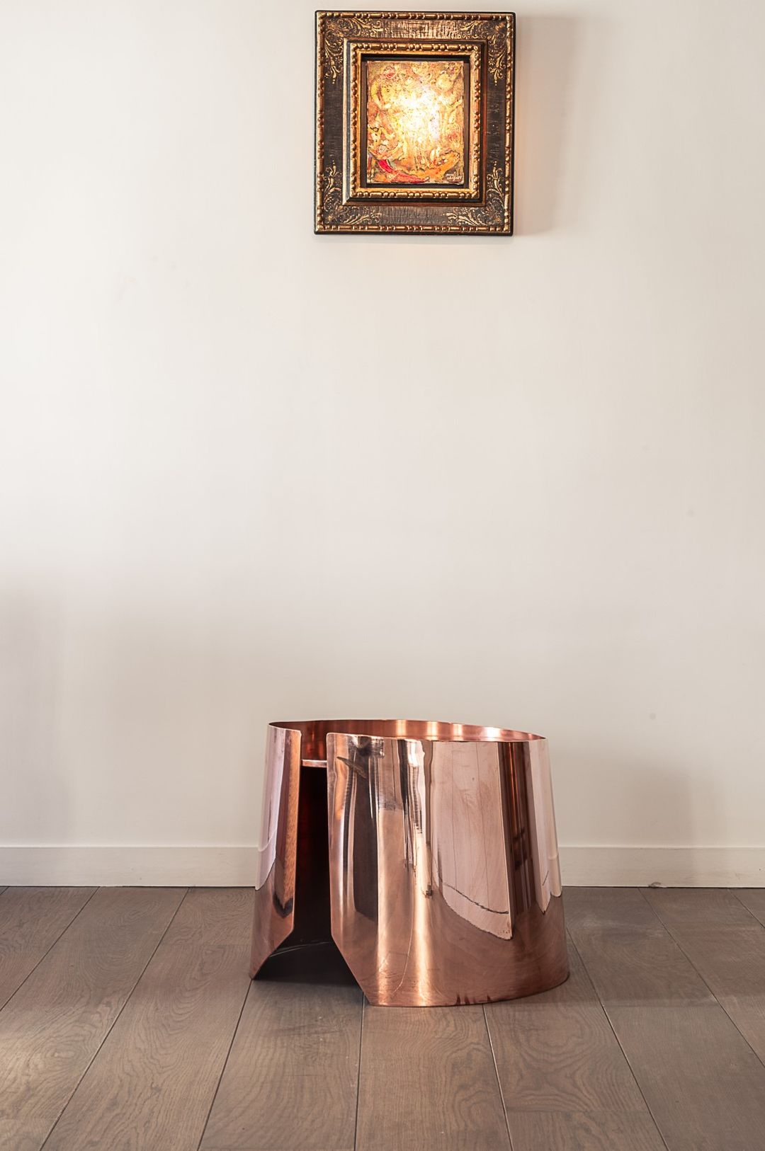Drum Copper Coffee Table