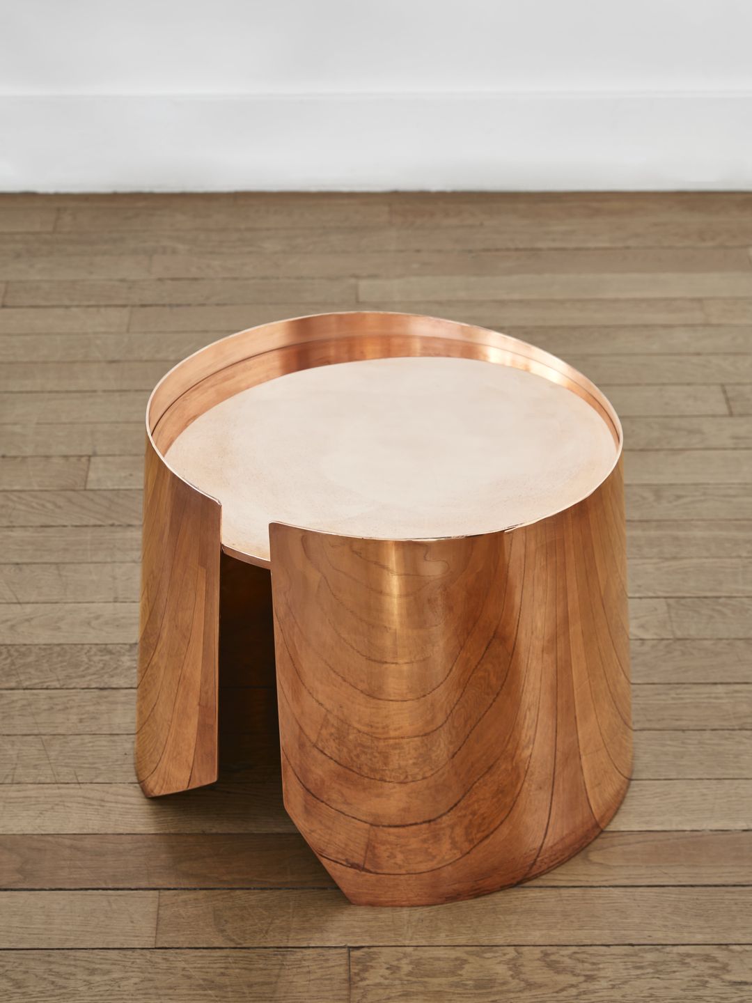 Drum Copper Coffee Table