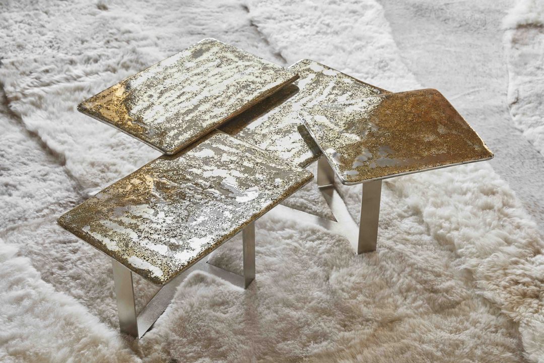 Golden Bubbles Coffee Table