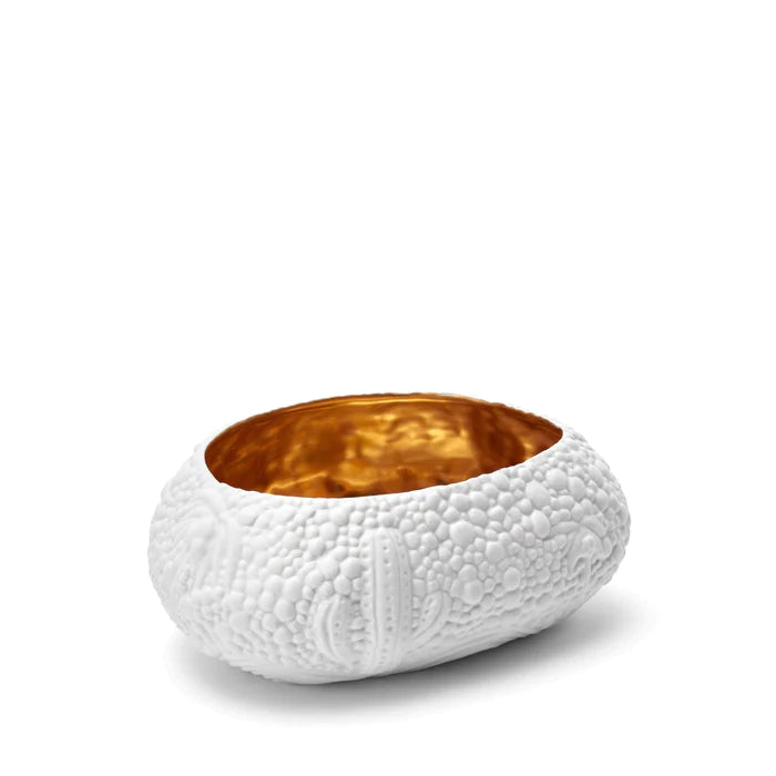 Haas Mojave Desert Bowl - Medium - White & Gold