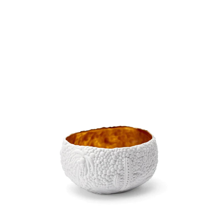 Haas Mojave Desert Bowl - Small - White & Gold