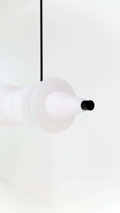 Sonde H10 Chandelier - Opal White