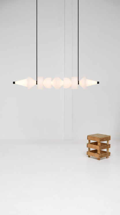 Sonde H10 Chandelier - Opal White